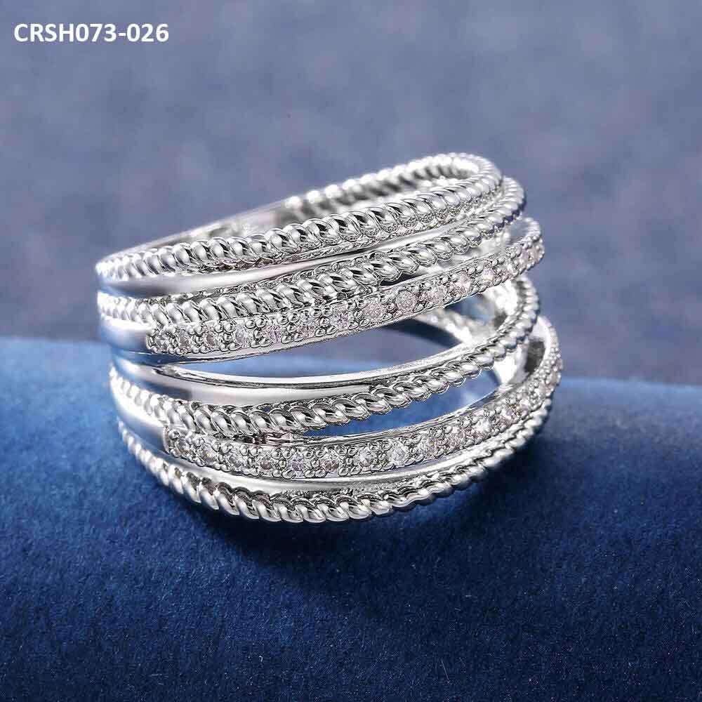 Silver Multiple Layer Ring