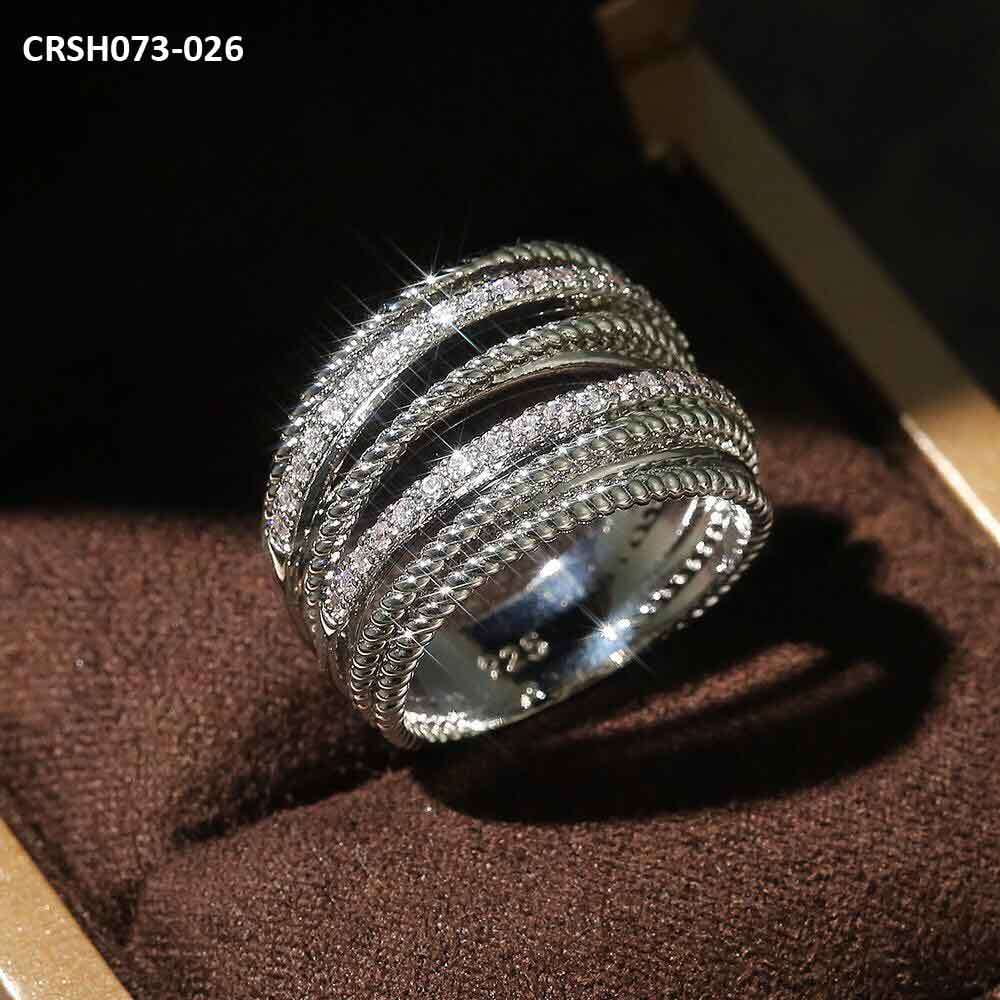 Silver Multiple Layer Ring