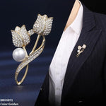 BRHH071 XST Double Flower Broach - BRHH