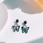 Butterfly Drops Earrings Pair