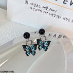 Butterfly Drops Earrings Pair