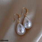 CEDH468 YYZ  Pearl Drop Earrings Pair - CEDH