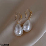 CEDH468 YYZ  Pearl Drop Earrings Pair - CEDH