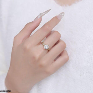 CRGH00723 BLX Round Stone Ring Adjustable - CRGH