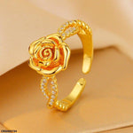 CRGH00734 ZFQ Casting Flower Ring Adjustable - CRGH