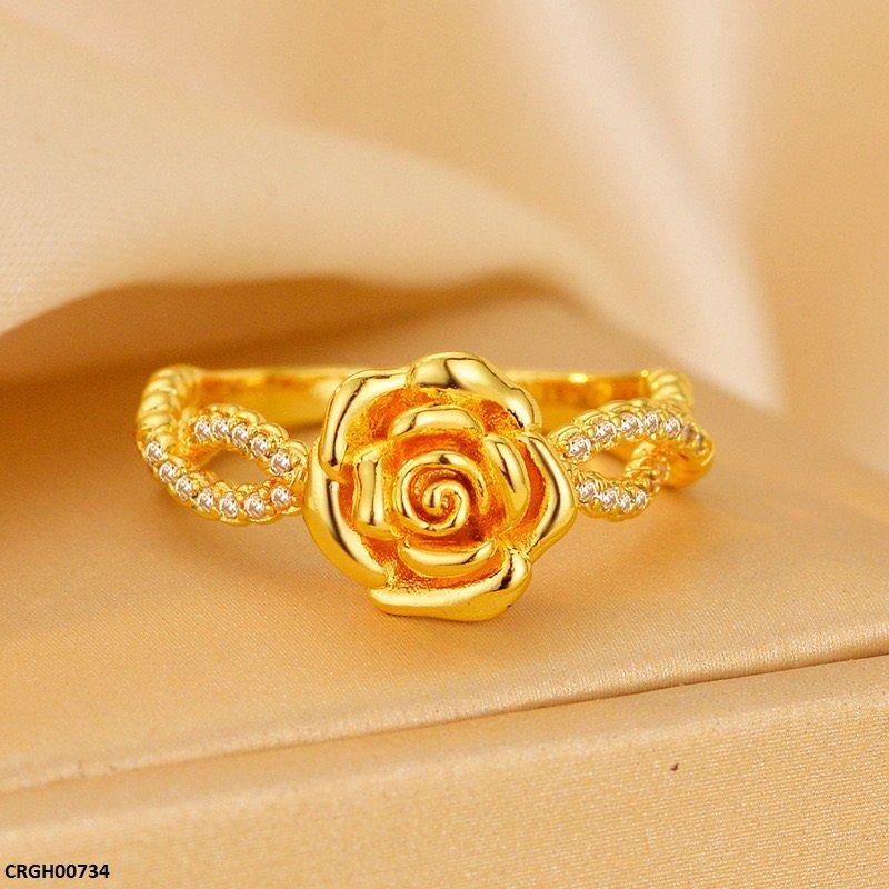 CRGH00734 ZFQ Casting Flower Ring Adjustable - CRGH