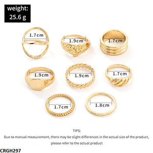 Set of 8 Rings - CRGH