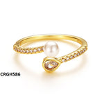 CRGH586 ZFQ Tear/pearl Ring Adj - TRGH