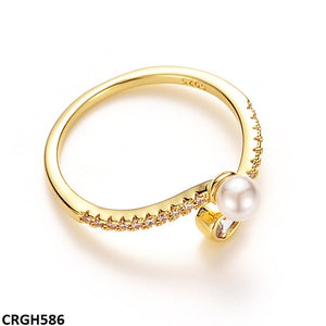 CRGH586 ZFQ Tear/pearl Ring Adj - TRGH