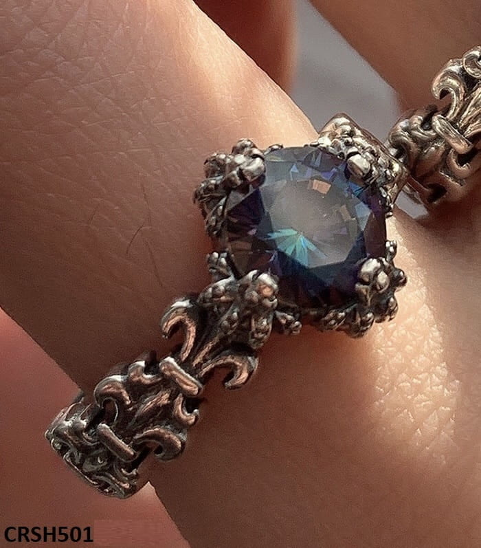 Antique Multi Shaded Ring Adjustable