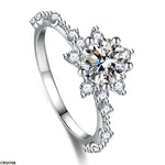 CRSH706 BJF Flower Ring Adjustable- CRSH