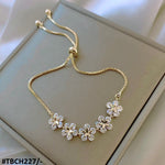 TBCH227 XST Star Flower Chain Bracelet Adjustable - CBCH