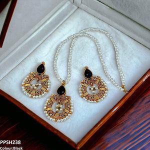 Round/Pear Pendant Set