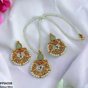 Round/Pear Pendant Set