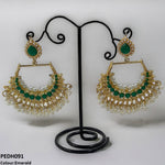 PEDH091 SDQ Tear/Pearl Drop Earrings- PEDH