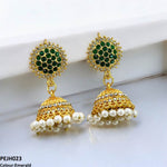 PEJH023 FRN Round Drop Jhumki - PEJH