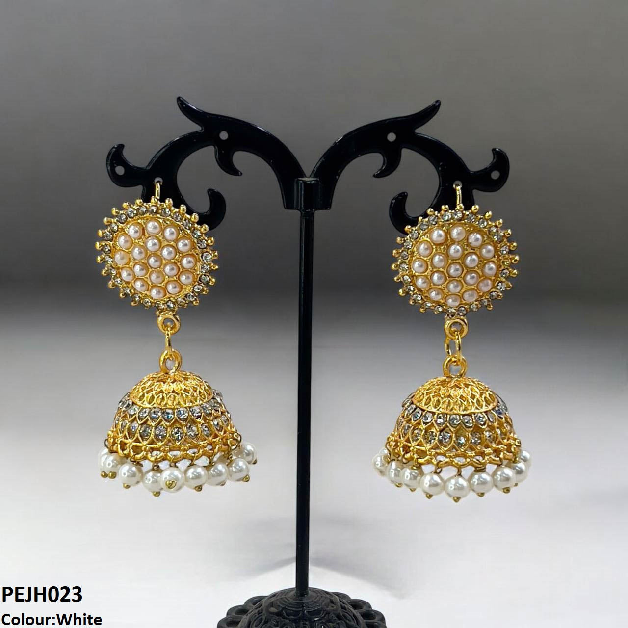 PEJH023 FRN Round Drop Jhumki - PEJH