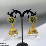 PEJH023 FRN Round Drop Jhumki - PEJH