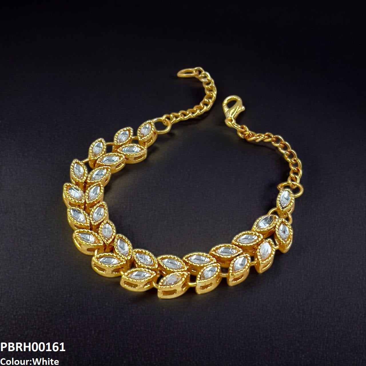 PBRH00161 FRN Double Marquise Bracelet - PBRH