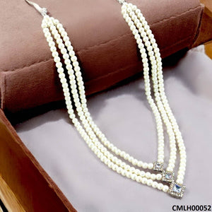 CMLH00052 SDQ Pearl Layered Mala - CMLH