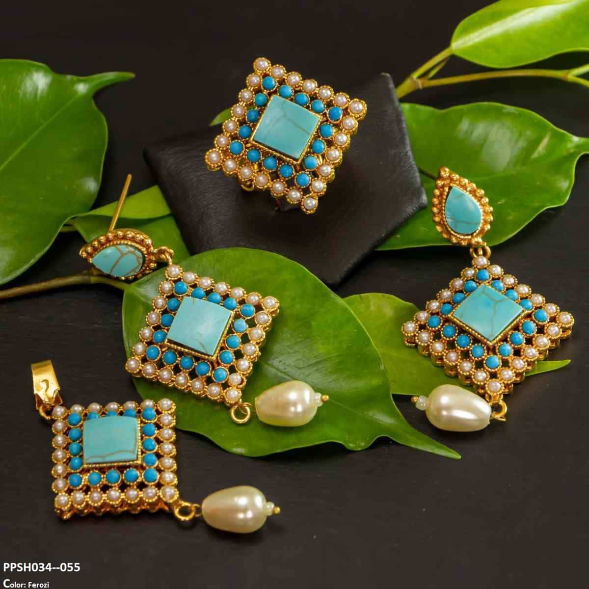 Square Pendant Set