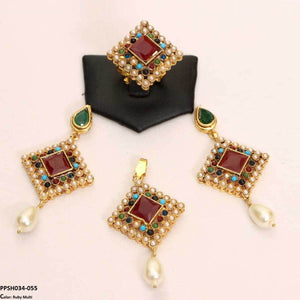 Square Pendant Set