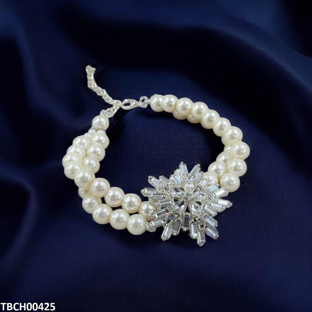 Tear Flower Pearl Bracelet - TBCH