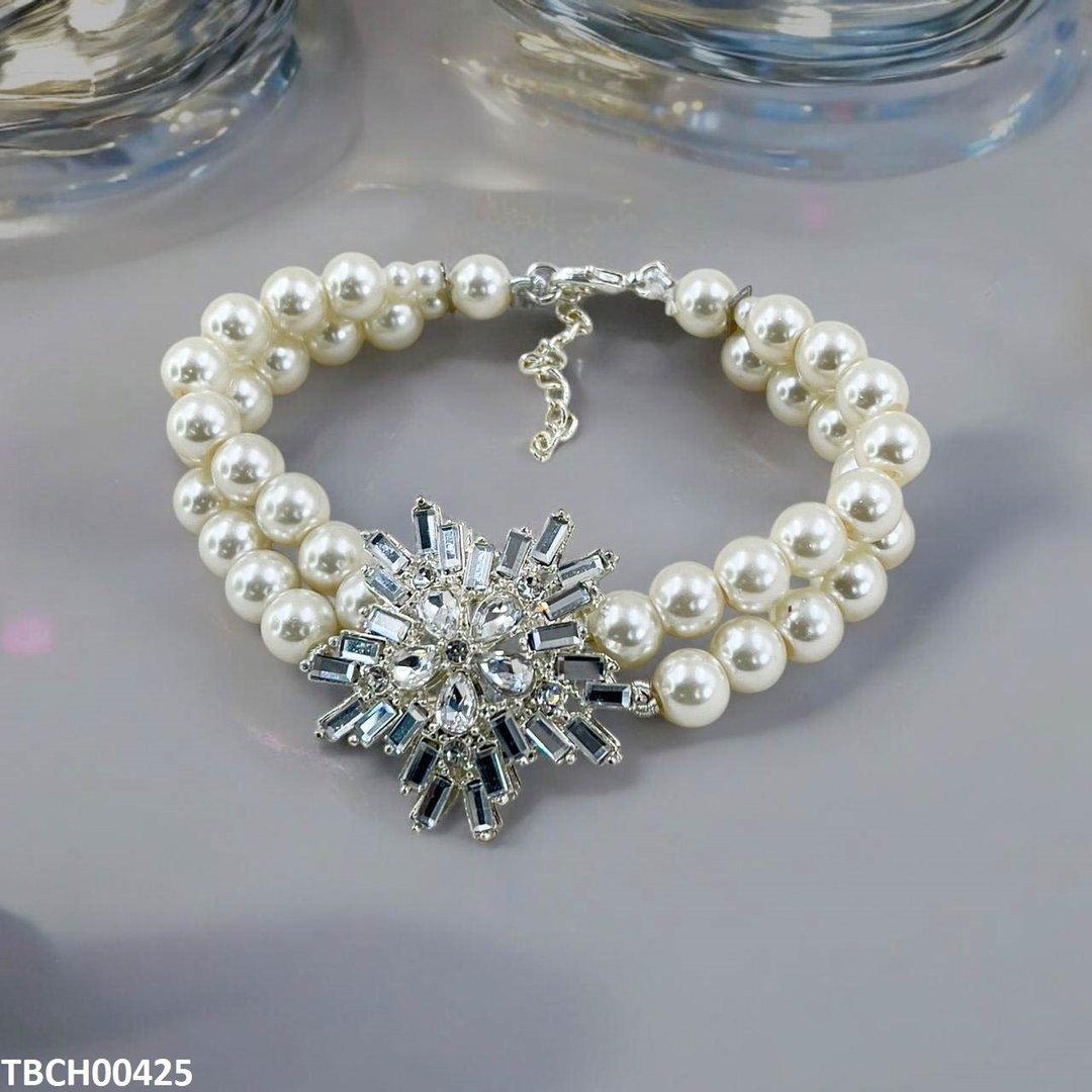 Tear Flower Pearl Bracelet - TBCH