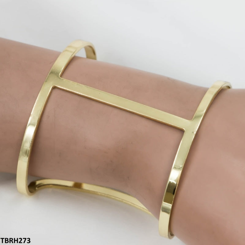 Curved Hand Cuff Bracelet