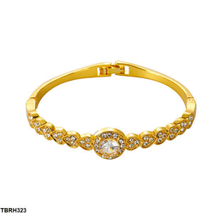 TBRH323 QWN Round Stone Studded Bracelet - CBRH