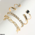 TBRH371 YYE Square/Tear/Star Bracelet Set - TBRH