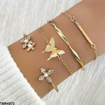 TBRH372 YYE Butterfly Bracelet Set - TBRH