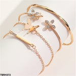 TBRH372 YYE Butterfly Bracelet Set - TBRH