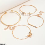 TBRH372 YYE Butterfly Bracelet Set - TBRH