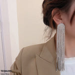 Tassel Drop Earrings Pair