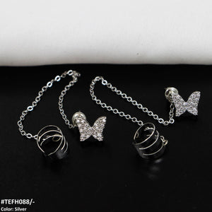 Butterfly Ear Cuff Pair