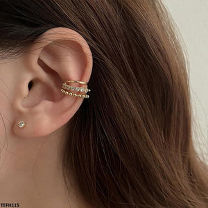 Peral Layered Single Ear Cuff