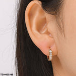 TEHH00398 BYJ Round Ear Hoops Pair - TEHH