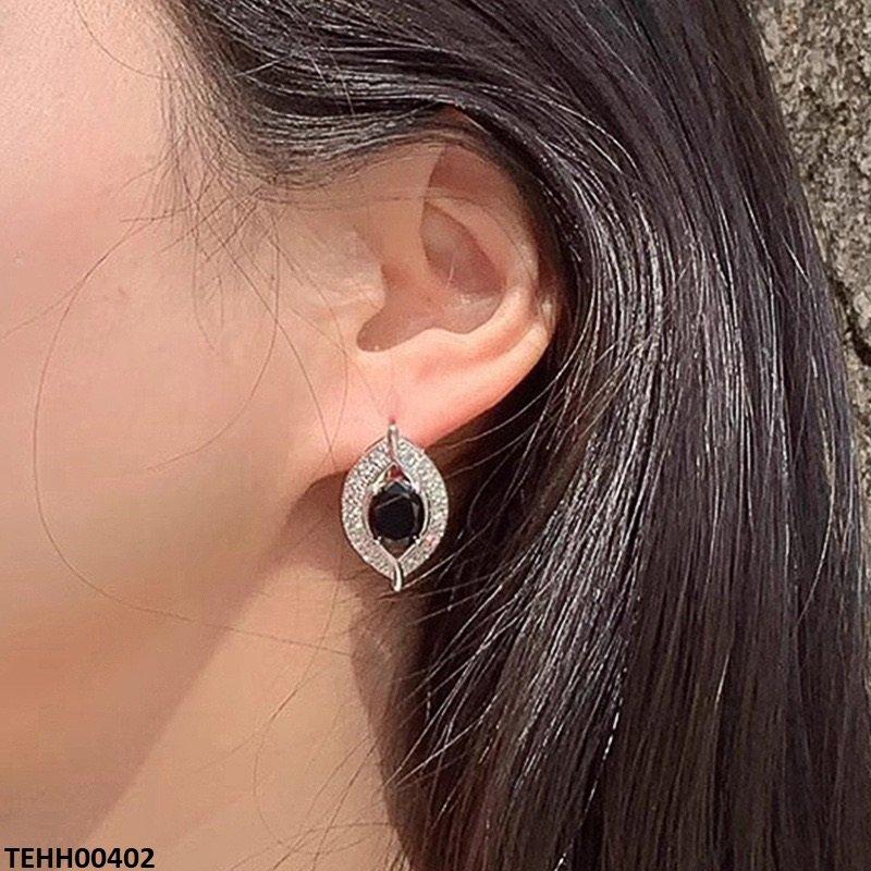 Eye/Shape Ear Hoops Pair