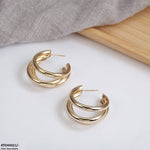 TEHH021 YYE Ear Hoops pair - CEHH