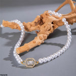 Pearl Round Chain Necklace