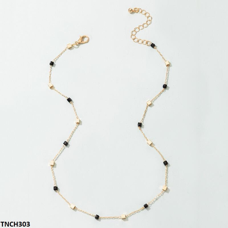 Square Plain Chain Necklace