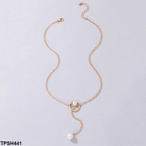 Twin Pearl Pendent With Chain