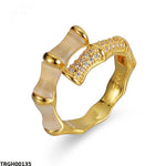 Stainless Steel Bamboo Ring Adjustable -  TRGH