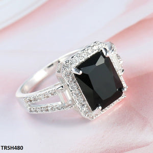 Square Black Ring