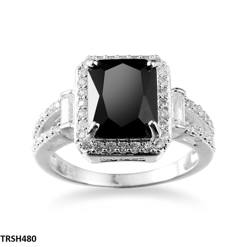 Square Black Ring