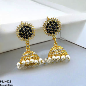 PEJH023 FRN Round Drop Jhumki - PEJH