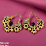 PEDH00121 MZM Flower Square Drop Earrings - PEDH