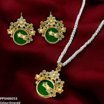 Flower Round  Pendant Set